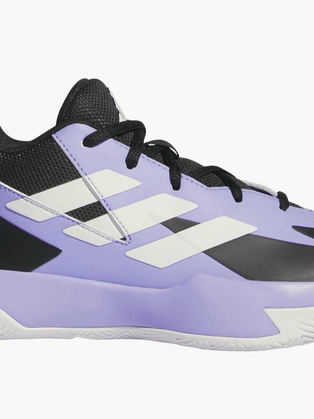 adidas Unisex Kids' Purple and Black Basketball shoes